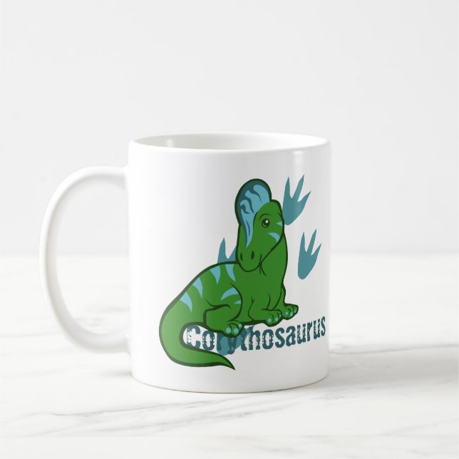 Taza De Café Cute Corythosaurus (Izquierda)