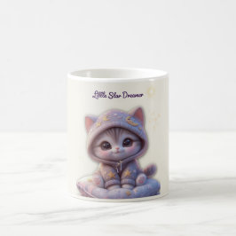 Taza De Café Cute Cosmic Cat Mug – Pastel Galaxy Kitten