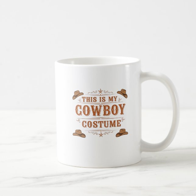 Taza De Café Cute Cowboy Western Cowboy Outfit Men  (Derecha)