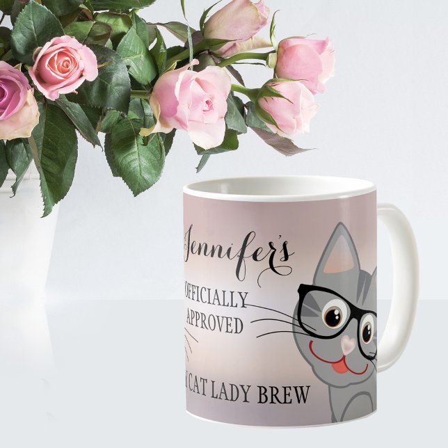 Taza De Café Cute Crazy Cat Lady Sweet Personalized Mug (Subido por el creador)