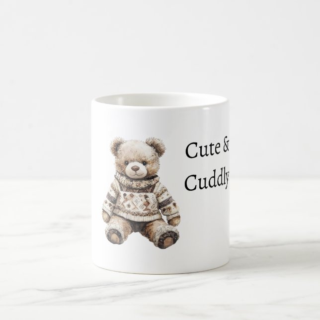 Taza De Café Cute & Cuddly Teddy Bear (Centro)