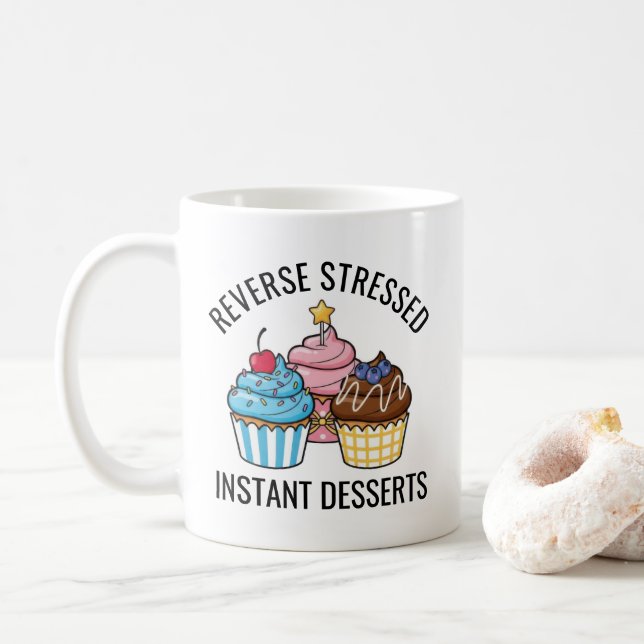 Taza De Café Cute Cupcake (Con donut)