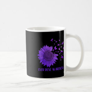 Taza De Café Cute Daisy Butterflies Sobredosis de Cinta Púrpura