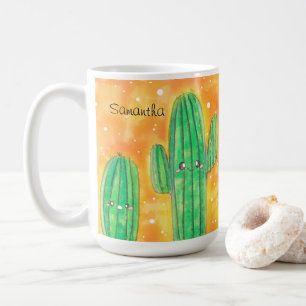 Taza De Café Cute Desert Cactus