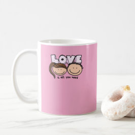 Taza De Café Cute Día de San Valentín Corazón Romántico - Valen
