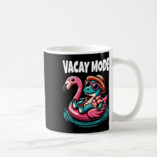 Taza De Café Cute Dinosaur Vacay Mode Funny Family Vacation Niñ