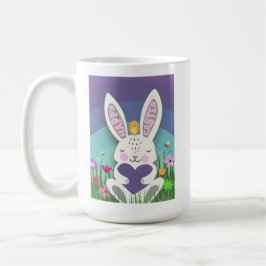 Taza De Café Cute Easter Bunny 