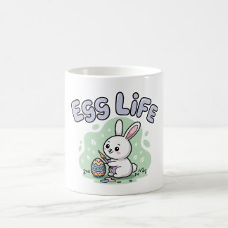 Taza De Café Cute Easter Egg Life Bunny Artwork