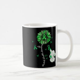 Taza De Café Cute Elephant Sunflower Concienciación sobre la sa