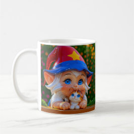 Taza De Café Cute Elf Cat