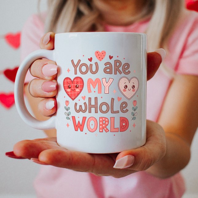 Taza De Café Cute, eres todo mi mundo (Subido por el creador)
