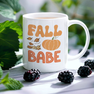 Taza De Café Cute Fall Babe Calabaza Otoño