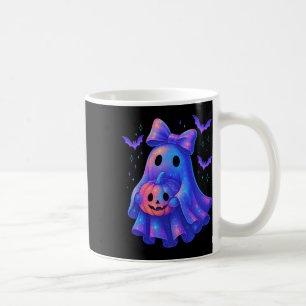 Taza De Café Cute fantasma Coquette Bow Halloween Spookin Seaso