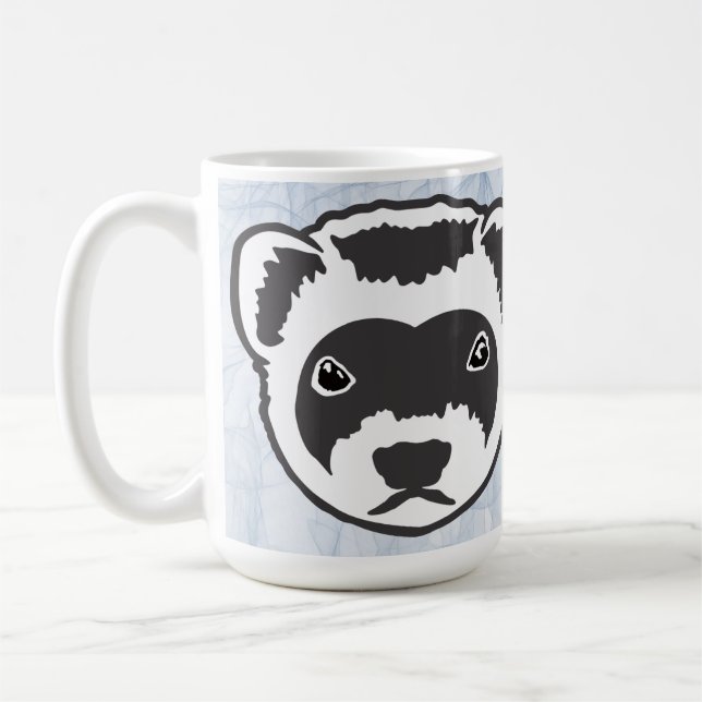 Taza De Café Cute Ferret (Izquierda)