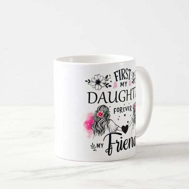 Taza De Café Cute First My Daughter Wrap (Anverso derecho)