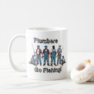 Taza De Café Cute FISHING & Plumbers Blues Personalize