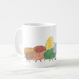 Taza De Café Cute Fluffy Creatures on a Coffee Mug