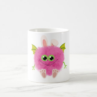 Taza De Café Cute fluffy rabbit monster
