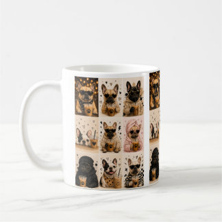 Taza De Café Cute French Bulldog Coffee Collection – Aesthetic 