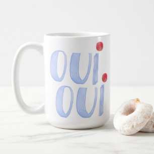 Taza De Café Cute French Oui Oui
