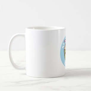 Taza De Café Cute Fresco Agua De Coco Paraguas Verano Vibes