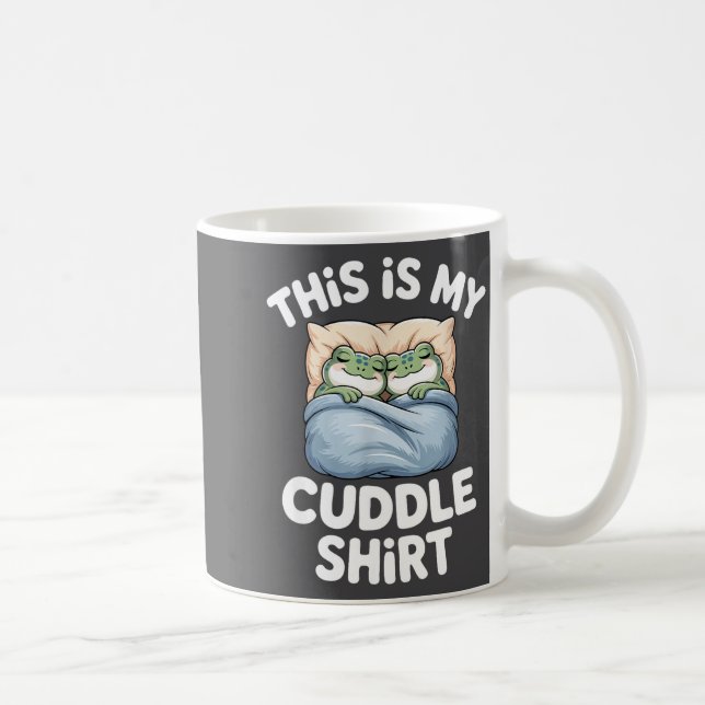 Taza De Café Cute Frog Cozy This Is My Cuddle  (Derecha)