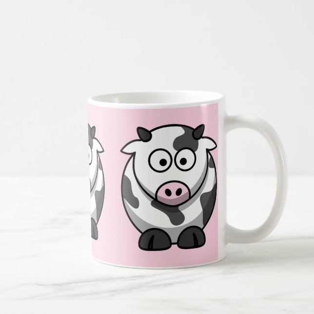 Taza De Café Cute Funny Cow (Derecha)