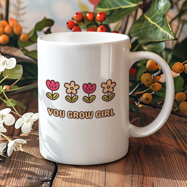 Taza De Café Cute Funny Flor Planta Lover Inspirador Lady (Subido por el creador)