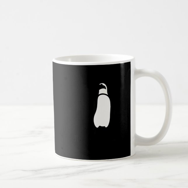 Taza De Café Cute Funny Just Chillin Zoo Penguin  (Derecha)