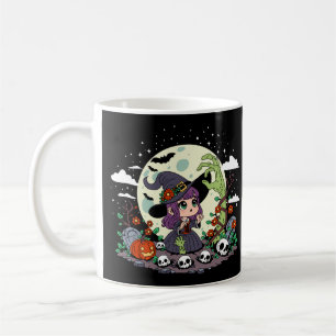 Taza De Café Cute Garden Witch