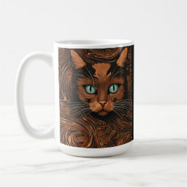 Taza De Café Cute gato estilo animal gato latte café tazón