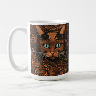 Taza De Café Cute gato estilo animal gato latte café tazón