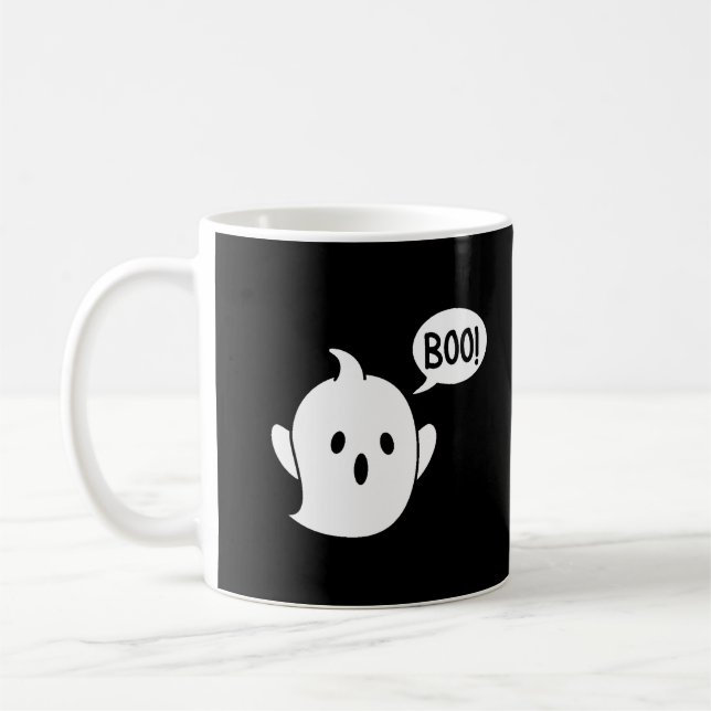 Taza De Café Cute Ghost Halloween (Izquierda)