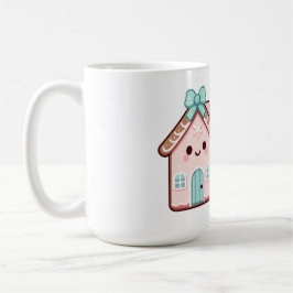 Taza De Café Cute Gingerbread House Personalizado Ilustracion