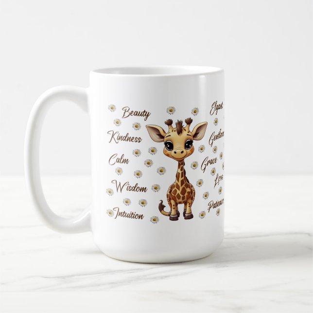 Taza De Café Cute Giraffe Mug (Izquierda)