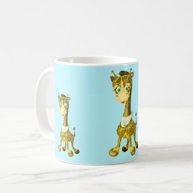Taza De Café Cute Giraffe Mug (Anverso izquierdo)