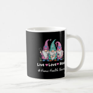 Taza De Café Cute Gnome Amor Vivo Salud Hogar Enfermera Salud