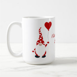 Taza De Café Cute Gnome Valentine