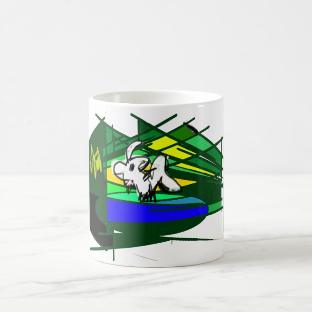 Taza De Café Cute Goat St Patrick (Centro)