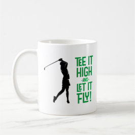 Taza De Café Cute Golf Tee Humor Divertido Deportes Pro Negro V