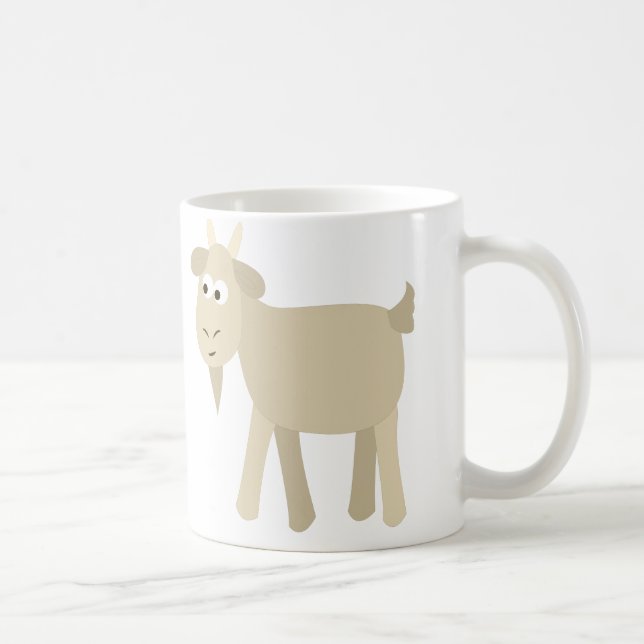 Taza De Café Cute Gracioso Cabra Pequeña (Derecha)