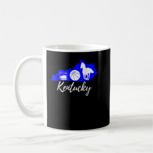 Taza De Café Cute gráfico Borbón Caballo de Baloncesto Kentucky