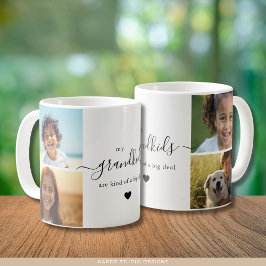 Taza De Café Cute Grandchildren Photo Collage for Grandma