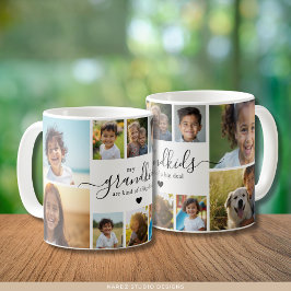 Taza De Café Cute Grandchildren Photo Collage for Grandmother