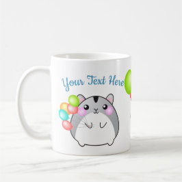 Taza De Café Cute Gray Kawaii Hamster