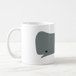 Taza De Café Cute Gray Whale Arte Ambiental Ballenas Niños