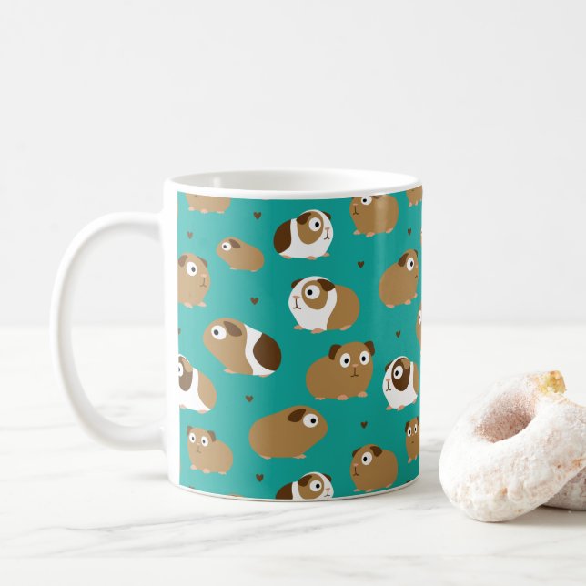 Taza De Café Cute Guinea (Con donut)
