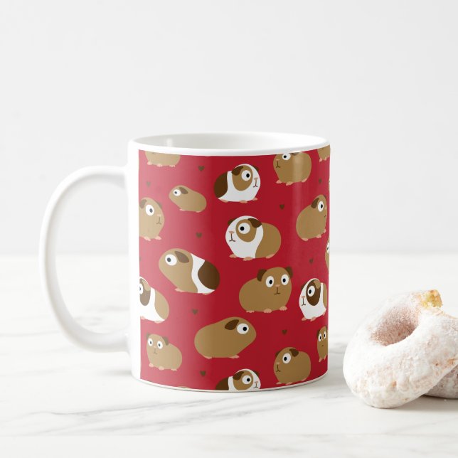 Taza De Café Cute Guinea (Con donut)