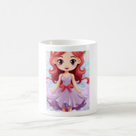 Taza De Café Cute Hada Princesa Estética Caprichosa Cerámica 