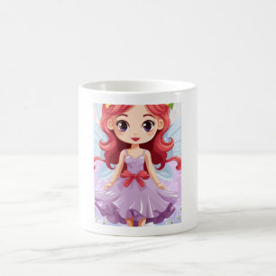 Taza De Café Cute Hada Princesa Estética Caprichosa Cerámica